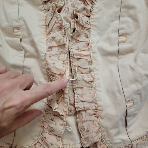 Free People Bennet Jacket Womens S Feminine Vintage Enchanting Castle Garden - Picture 5 of 9